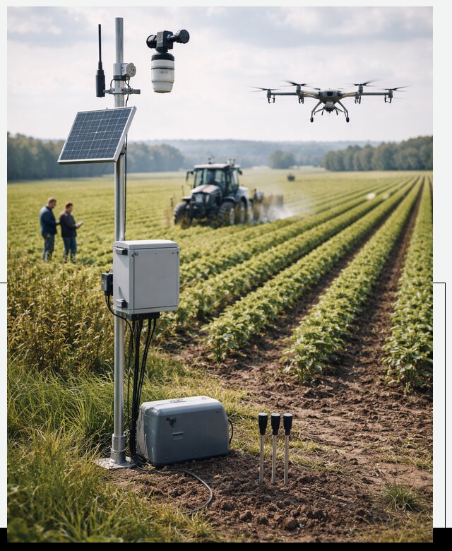 Разработка IoT мониторинга полей в Стерлитамаке от 8754 р. | АвикейСтм