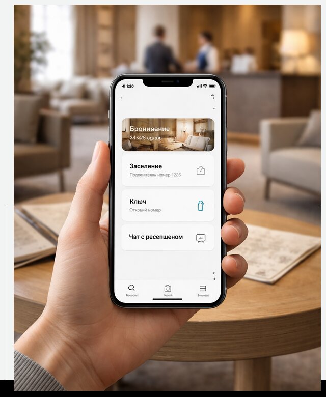 Мобильное приложение для гостей отеля в Стерлитамаке, управление сервисом
